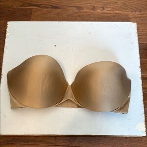 Elegant Strapless Nude Bra
